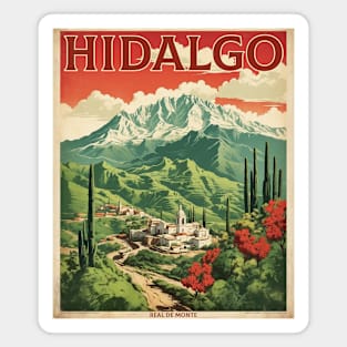 Real de Monte Hidalgo Mexico Vintage Tourism Travel Magnet